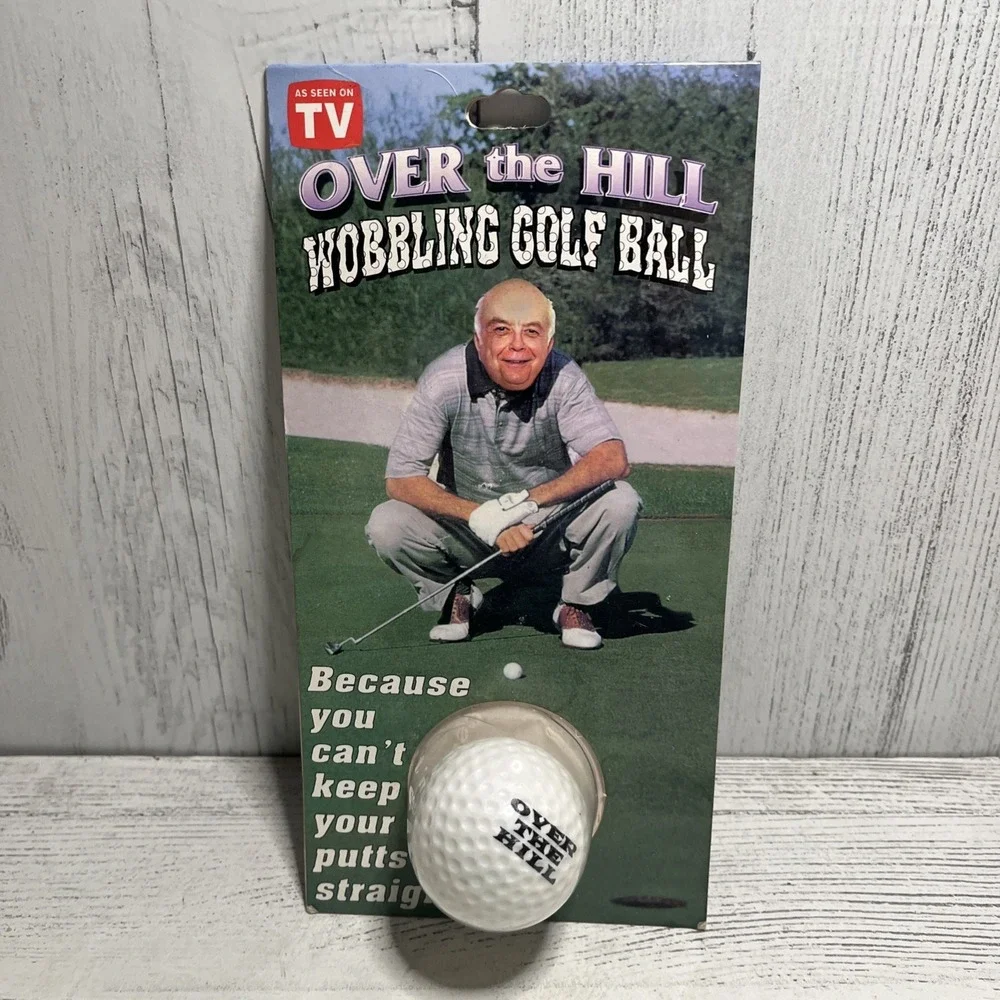 Wobbling Golf Ball Gag Gift Over The Hill Novelty Golf Ball‎